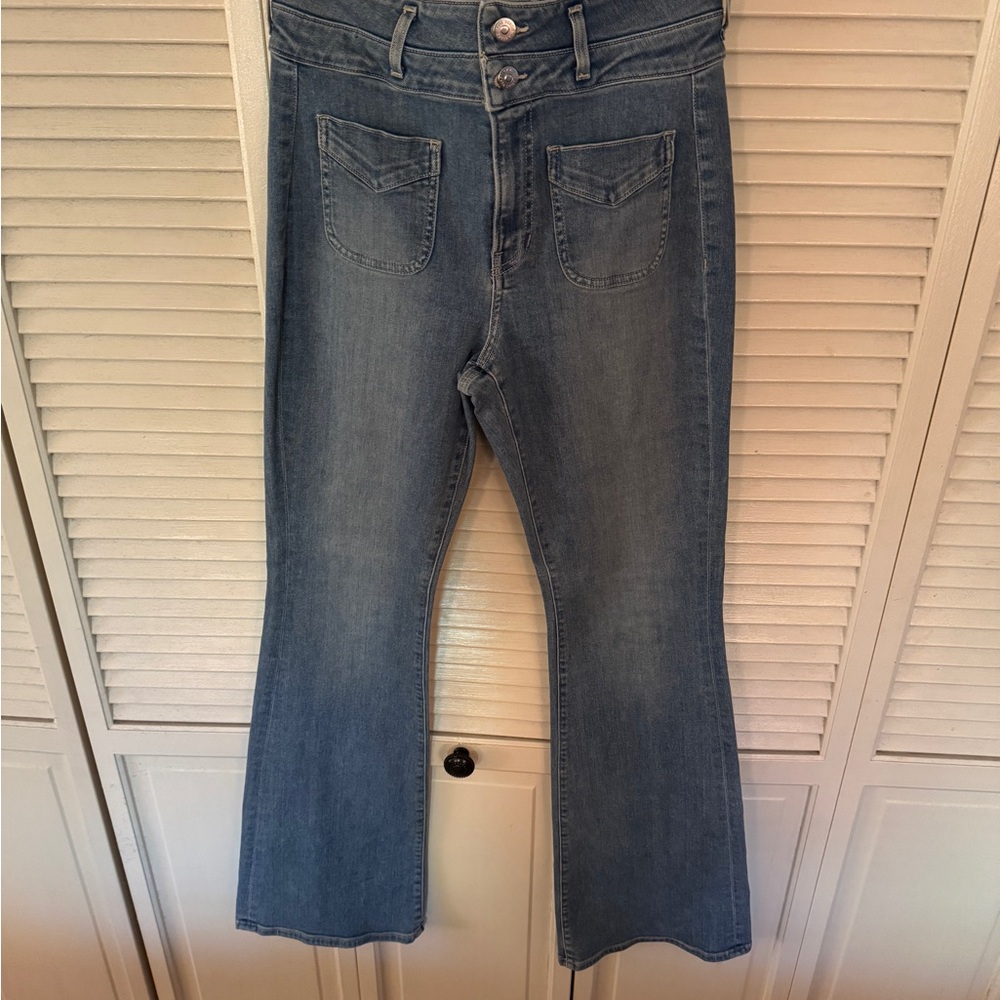 Veronica Beard Beverly Skinny Flare Jeans